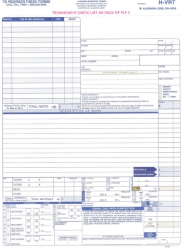 Heating & Air Conditioning Form