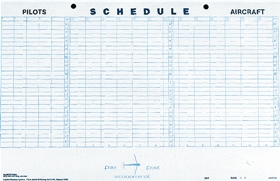 Aircraft & Pilot Schedule