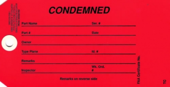 Condemned Tag