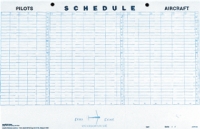 Aircraft & Pilot Schedule